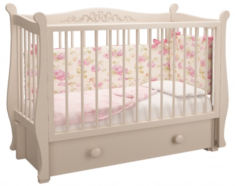 Детская кроватка - Джулия цвет: слоновая кость